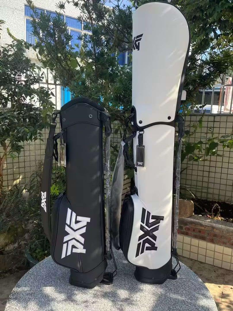 PXG ラウンドバッグ セルフスタンドバッグ ハーフキャディバッグ 白